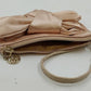 Jessica Simpson Pink Silk Wristlet Mini Purse with Bow Baguette Style Bag China