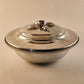 Hand Wrought Silverlook Covered Bowl Serving Dish 557 w 1.5qt Pyrex Bowl Vintage