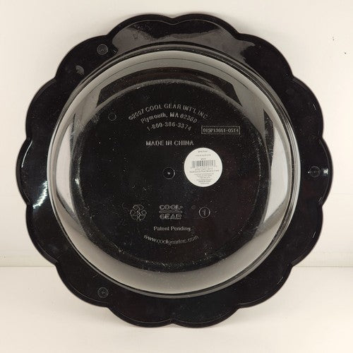 Frankenstein Ghost Face Cool Gear Halloween Black Plastic Candy Bowl 14" 2007