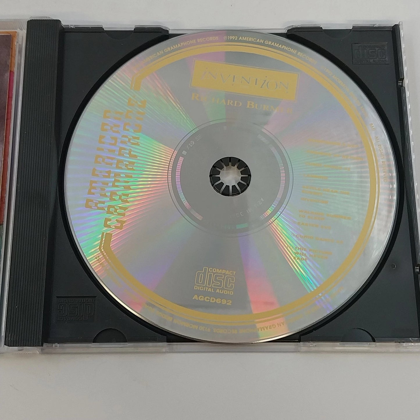 Richard Burmer Invention CD 1992 American Gramaphone New Age Electronic