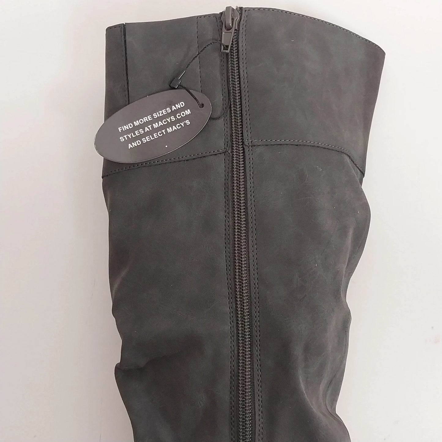 Style and Co Kelimaep Gray Mid Calf Boots Womens Size 8