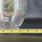 Spode Christmas Tree Santa Holly Clear Glass Ice Lip Pitcher 2½ Qt 10½" Vintage