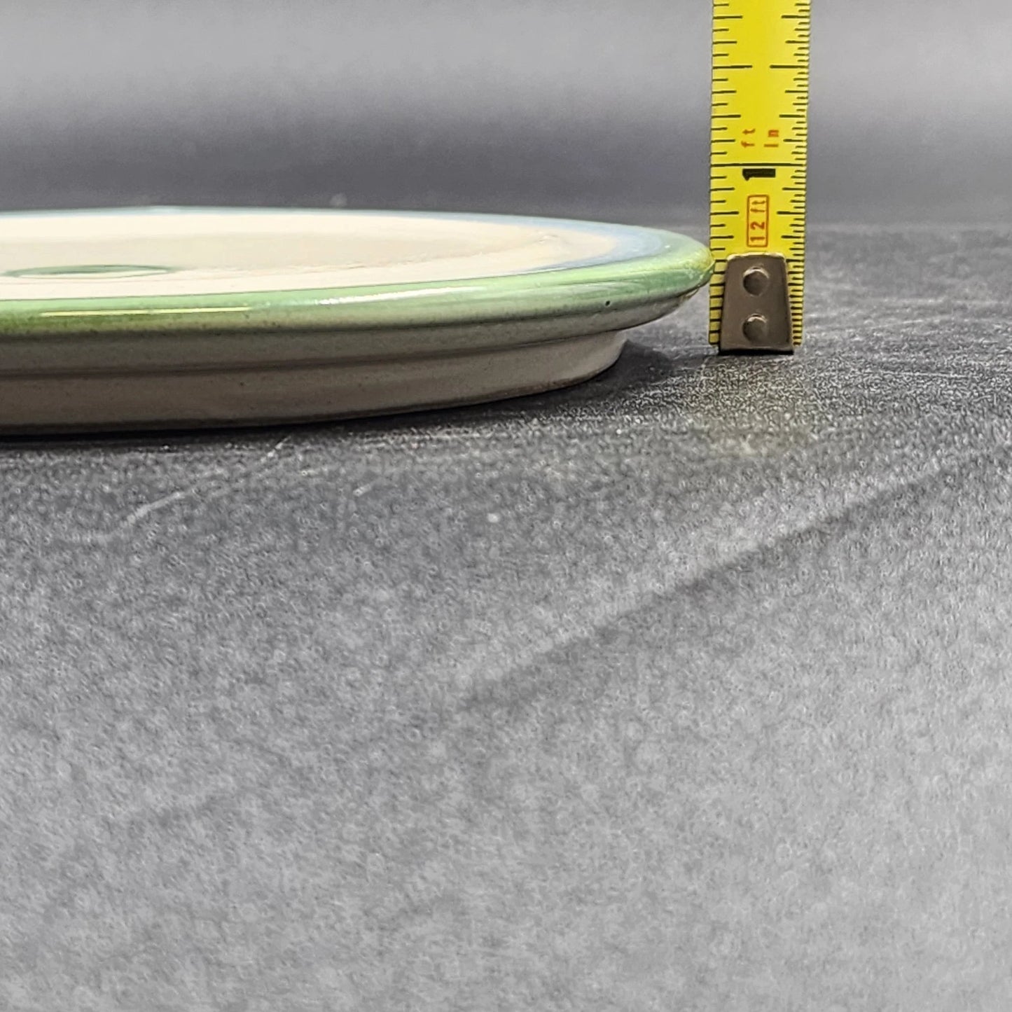 Hadley Dome Covered Butter Dish Blueberry Bouquet Hand-Painted Stoneware Pottery