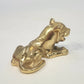 MMA Metropolitan Museum King Tut Lion Gold Tone Animal Figurine 1976 Vintage
