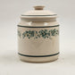 Corelle Coordinates Callaway Ivy Small 5" Canister Jar with Lid China Stoneware