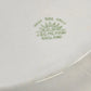 Nebraska Blue Oval Serving Platter 12" England Blue Rim Flower Accent J&G Meakin