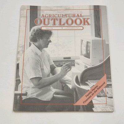 Lot Of 4 Agricultural Outlook Month Of January February March April 1990