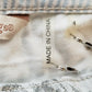 Soft Surroundings Sz 4 White Faded Floral Print Stretch Skinny Denim Jeans 30x32