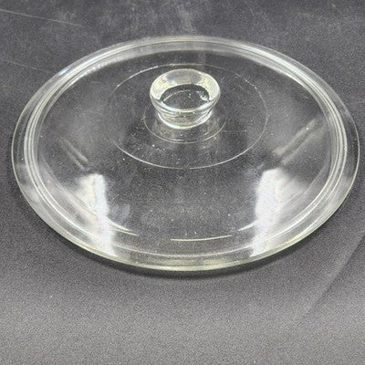 Corning Ware Replacement Clear Glass Lid 9.5" Outer 8'' Inner Lip Round USA