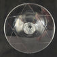 Rock Sharpe Artic Rose Pattern Crystal Champagne Intricate Stemware Tall Sherbet