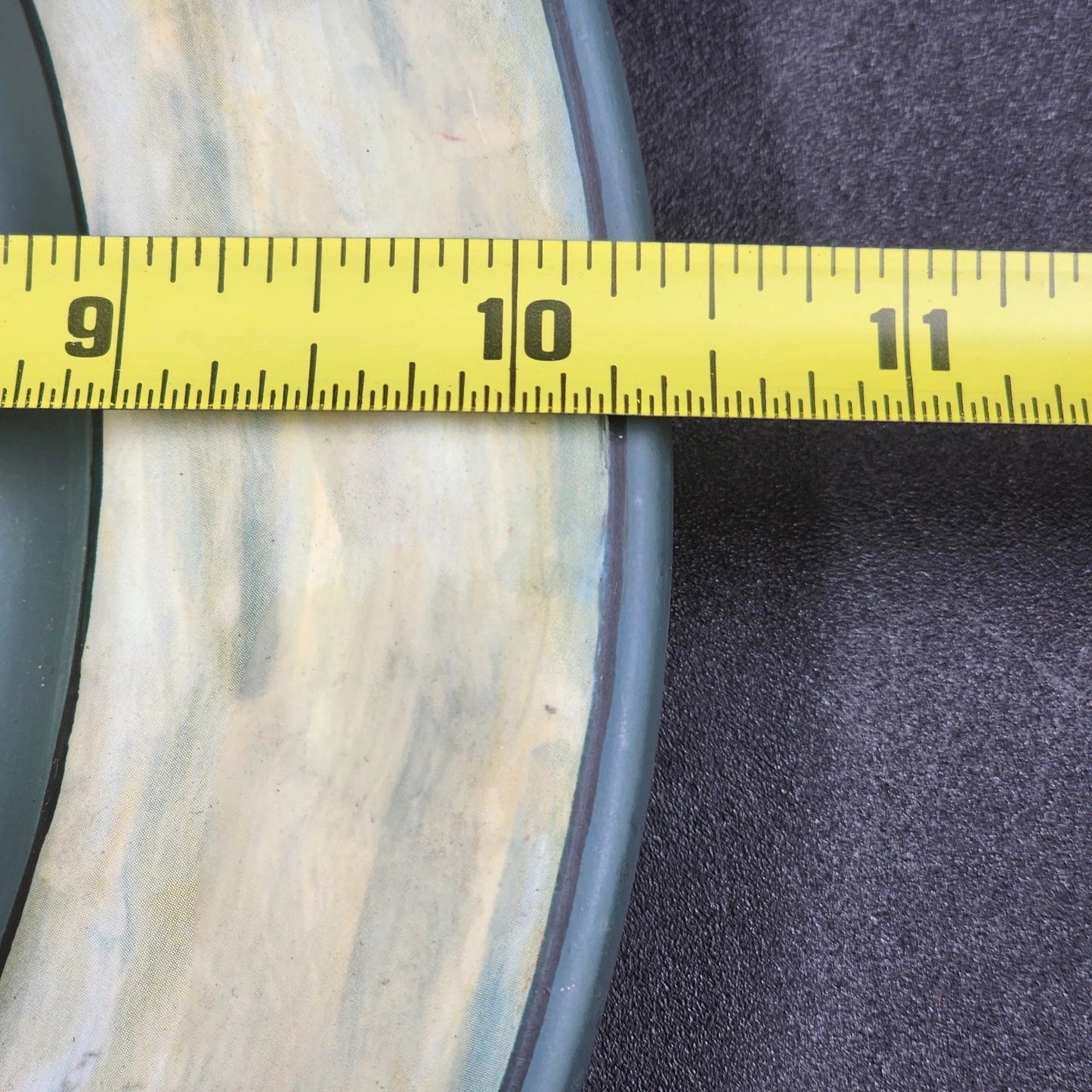 F de Villeneuve Wall Plates Decorative Stoneware Signed 4 Pc Assorted France