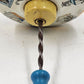 Metal Tin Toy Spinning Top with Circus Animals 6" by Ohio Art USA Vintage 1960s