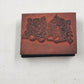 5 Wood Rubber Stamps Cats Theme Kitten w Bow Purrrfect Peeking Sabrina