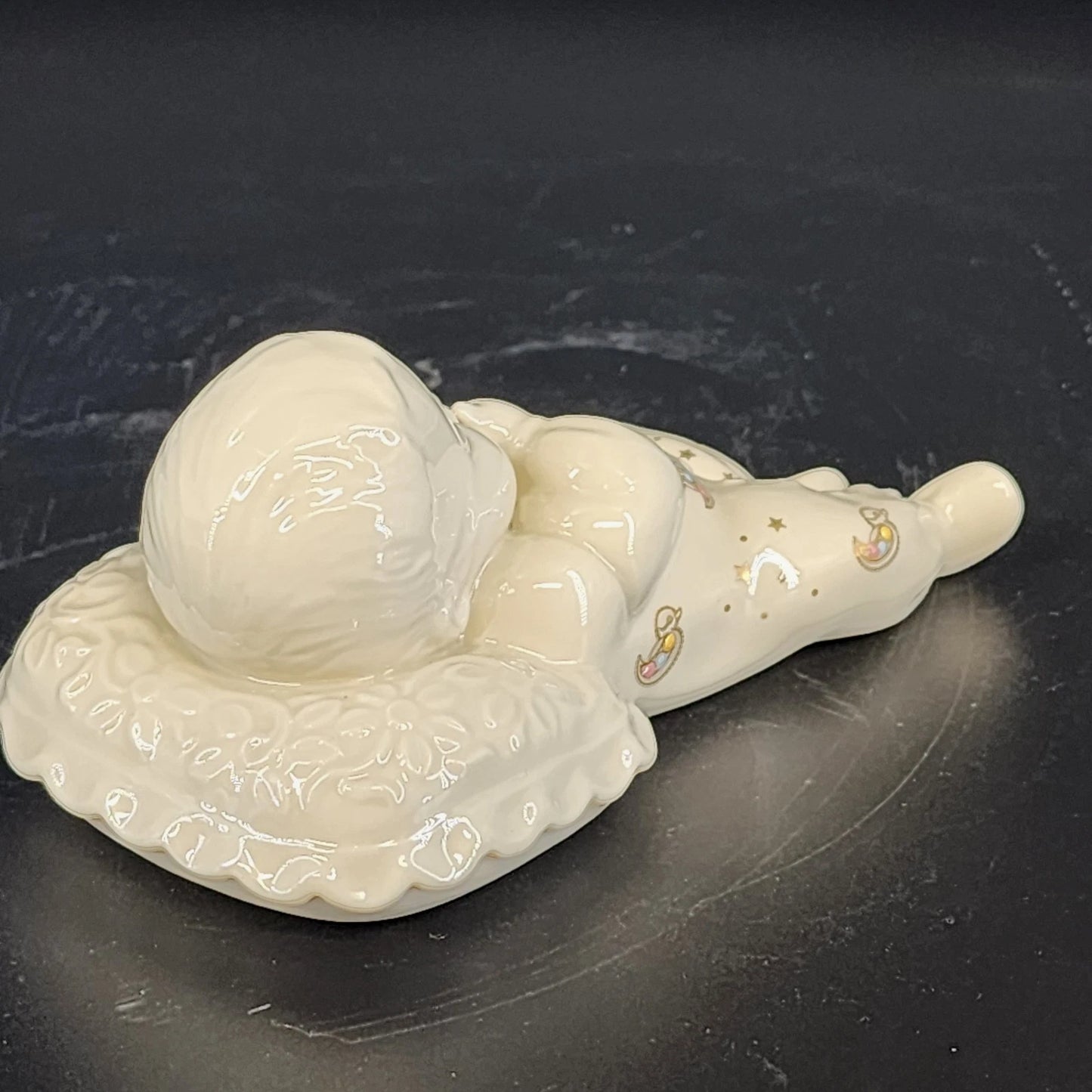 Lenox Hush Little Baby Figurine Sleeping Infant Porcelain New Baby Gift 1996