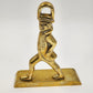 Virginia Metalcrafters Pair of Brass Hessian Soldiers Door Stoppers Bookends Vtg