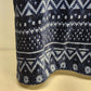 Northeast Outfitters Aztec Throw Blanket Blue White 48x60 Polyester