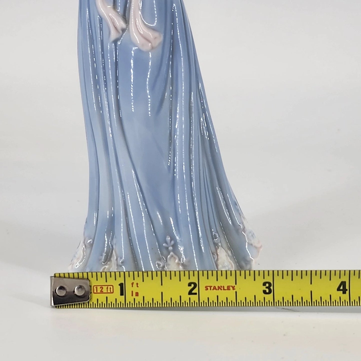 Porcelain Figurine Girl 8" Gifts by House of Lloyd Gathering Flowers Vtg 1998