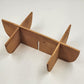 Longaberger Storage Pantry Basket with 6 Wooden Dividers & Leather Handles 1995