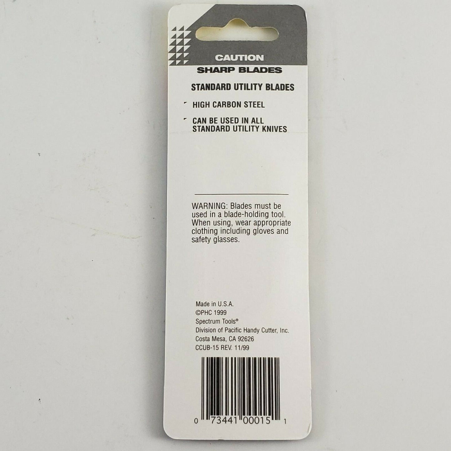 Standard Utility Blades 5 Pack USA 2.375 Inch Steel