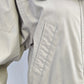 Pacific Trail Woman's Coat Beige Jacket w/ Navy Blue Trim & Lining No Hood Small