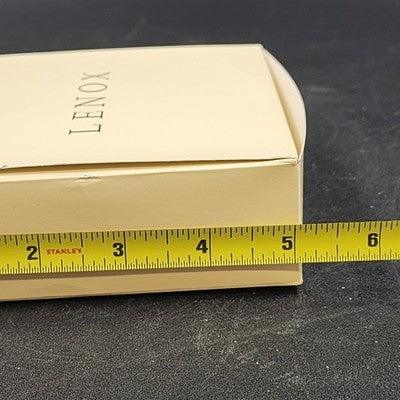 Lenox 2005 Snowflake Christmas Ornament 24 Karat Gold COA Original Packaging NOS