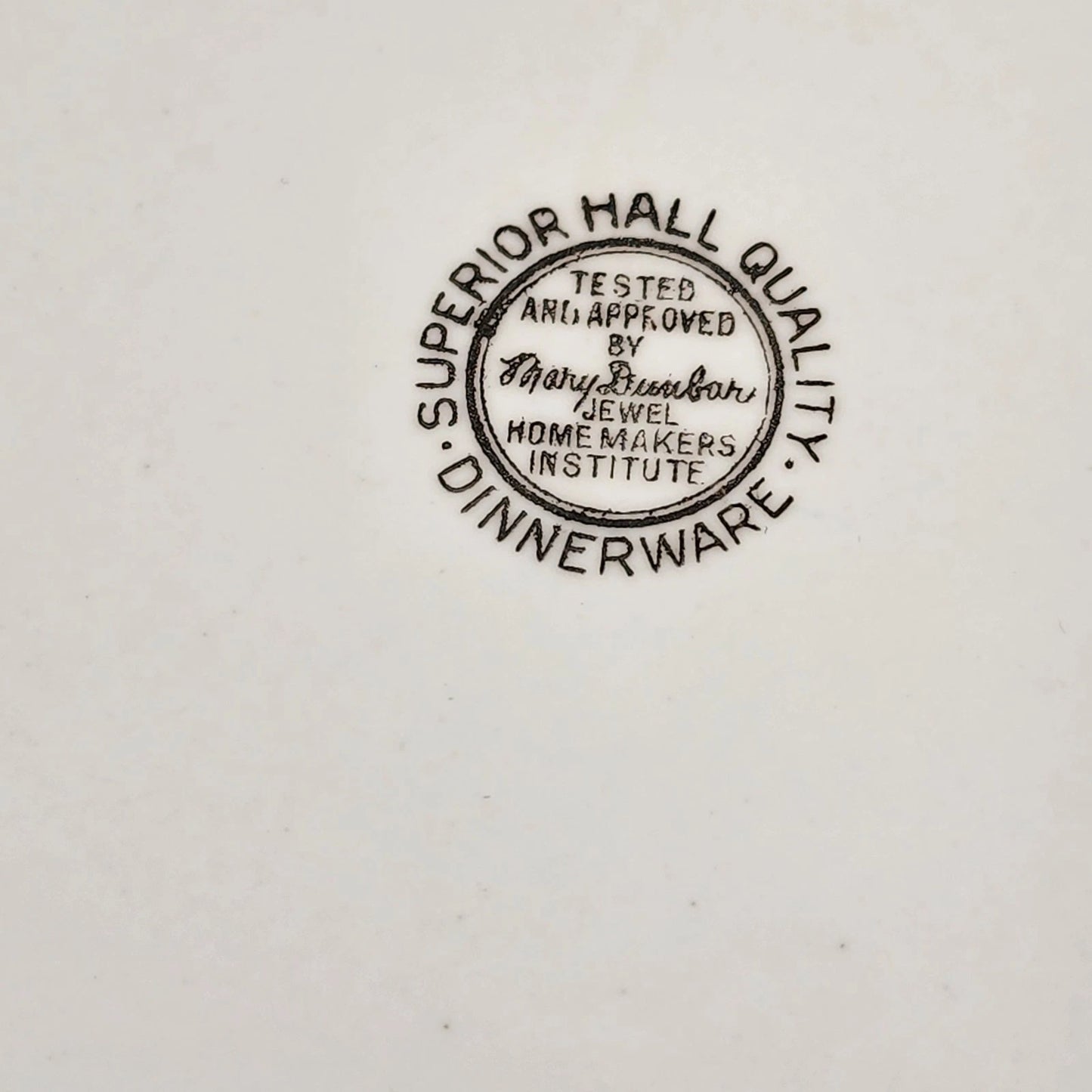 Autumn Leaf Pie Baking Plate 9.5" Hall's Superior Jewel Tea MCM Kitchenware Vtg