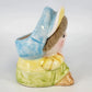 Vintage Nancy Pew Little Boy Planter Japan Spaghetti Hair Blue