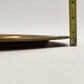 Asian Engraved Brass Serving Tray 12.75" Etched Women Hong Kong Wall Art