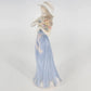 Porcelain Figurine Girl 8" Gifts by House of Lloyd Gathering Flowers Vtg 1998