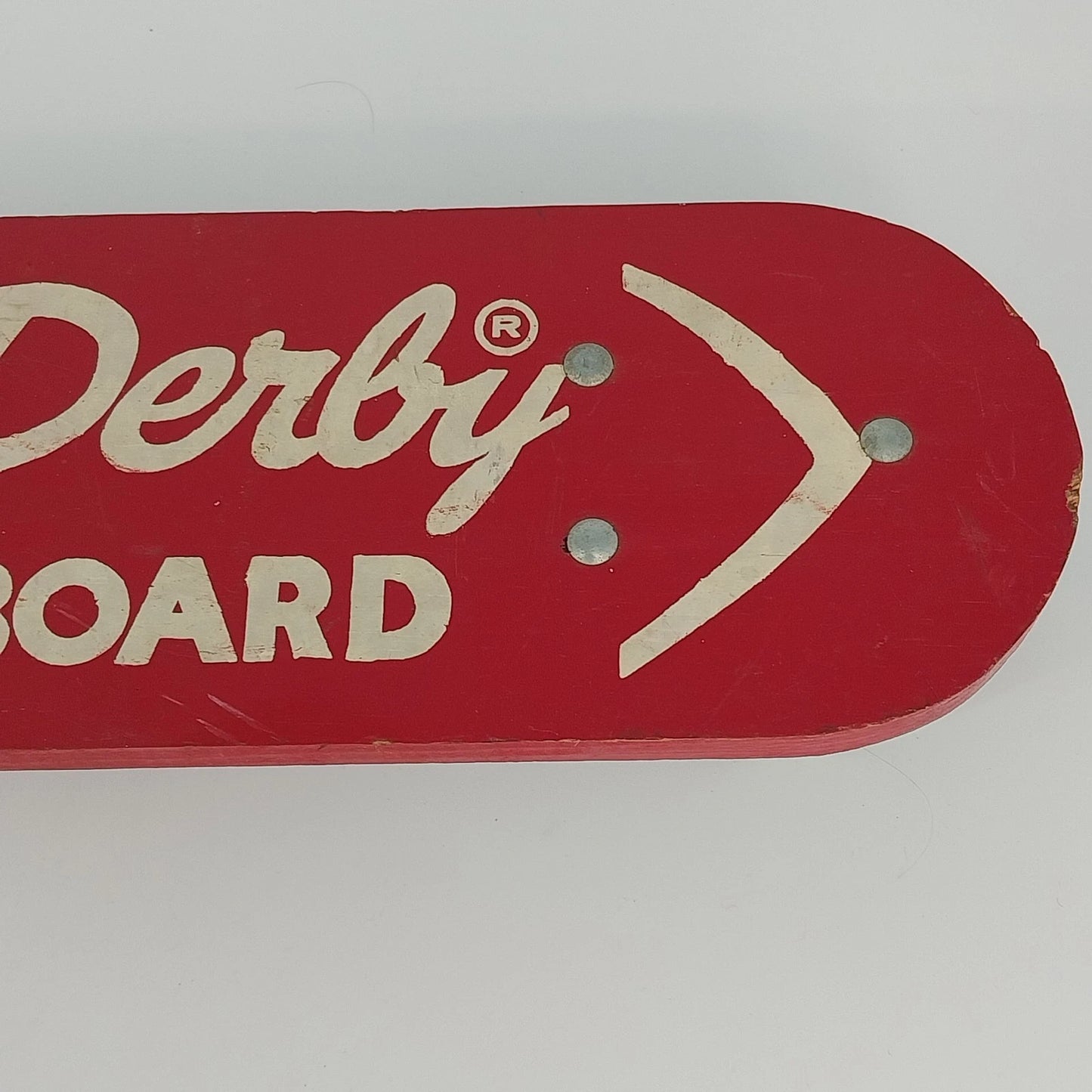 Roller Derby #10 Skateboard Metal Wheels Original Vtg 1960s Near Mint 19" x 4.5"