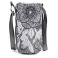 Vera Bradley Lighten Up Water Bottle Holder Crossbody Moon Shadow Meadow