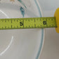 Pfaltzgraff April Vegetable Serving Bowl 6" Ceramic Stoneware Blue Trim Floral