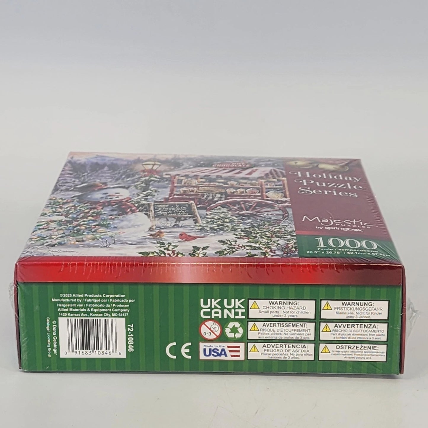 Springbok Majestic Holiday 1000 Pc Puzzle Hot Chocolate Stand