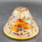 Yankee Candle Large Jar Shade Crackle Glass Pumpkin & Autumn Leaves Fall Holiday