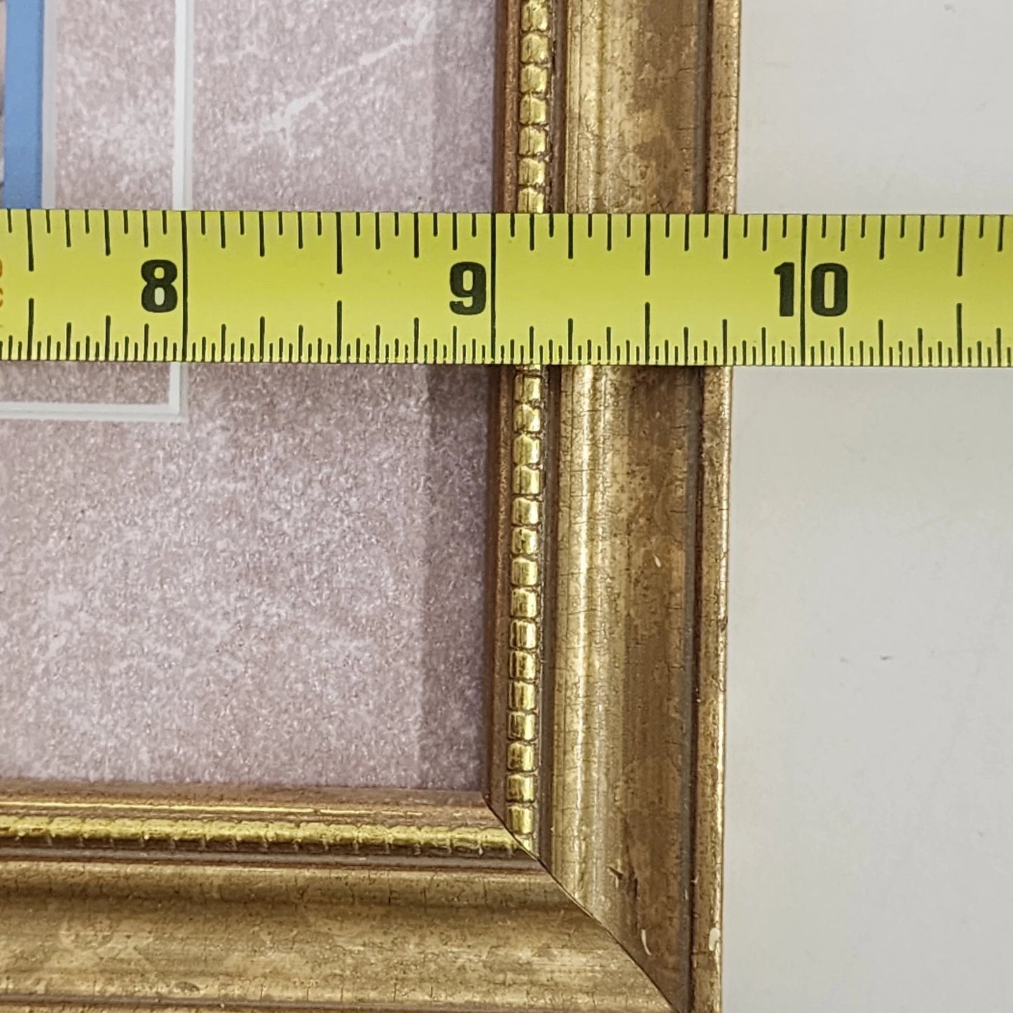 Faith by Thomas Kinkade Framed Matted Print 19x10 Gold Frame COA Biblical Quote