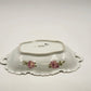 Rosenthal RC Monbijou China Vegetable Bowl Pink Bavaria Roses w Handle Chipped