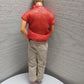 Ken Doll 1968 Mattel Blonde Painted Hair Red Shirt Vintage