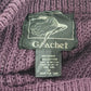 Vintage Gachet Womens Medium Geometric Knit Sweater Purple