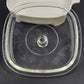 Corning Ware MW-9-B French White Square Browning Skillet Roaster Dish 8"x2" USA