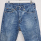 Levi’s 505 Men's 32x30 Straight Leg Jeans Distressed Blue Regular Minor Stain