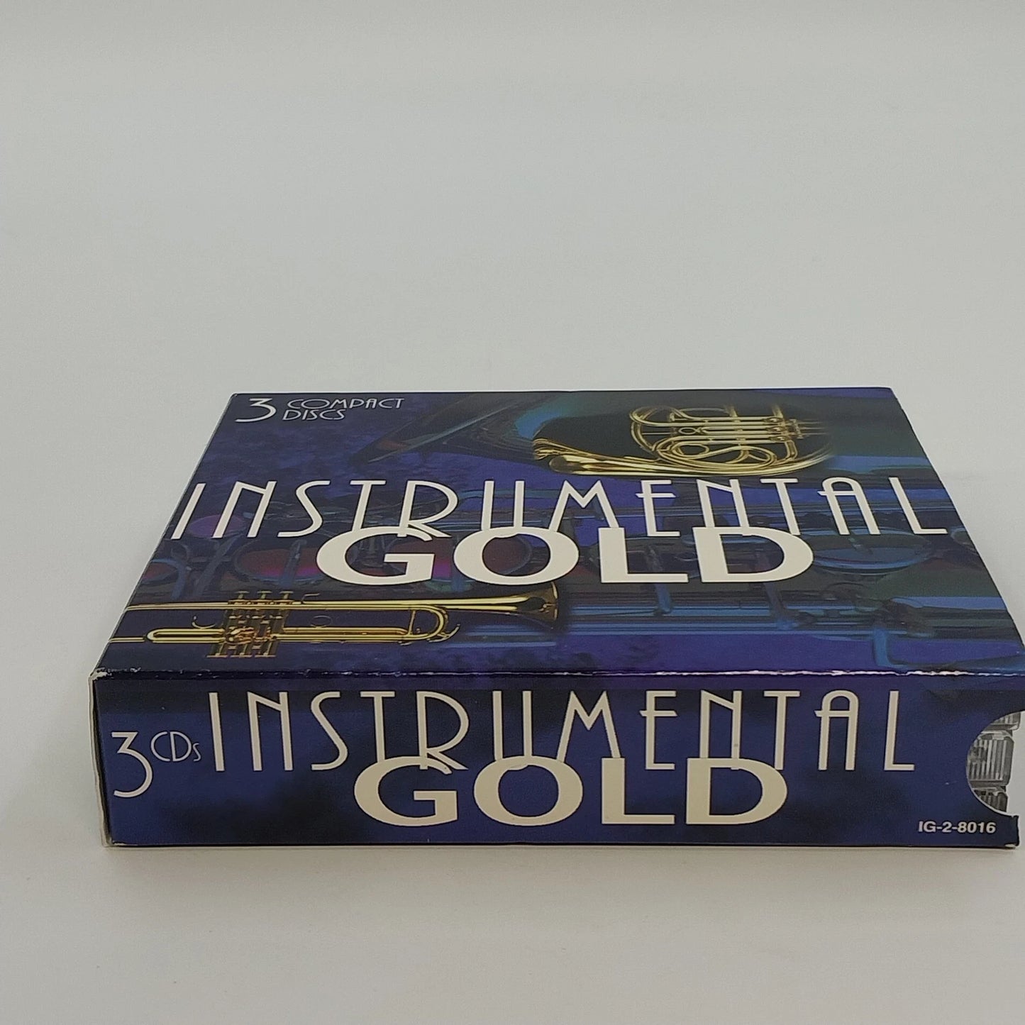 Instrumental Gold Sax Piano Trumpet 3 CD Box Set IG-3-8016 1998 Easy Listening