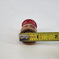 Wood Chef Salt & Pepper Shakers 2" White Boy Red Girl Japan Kitsch 1960's Vtg