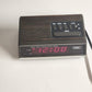 Tozai 1022 Electronic LED Alarm Clock 5.5" Red Number Vintage Tested And Working