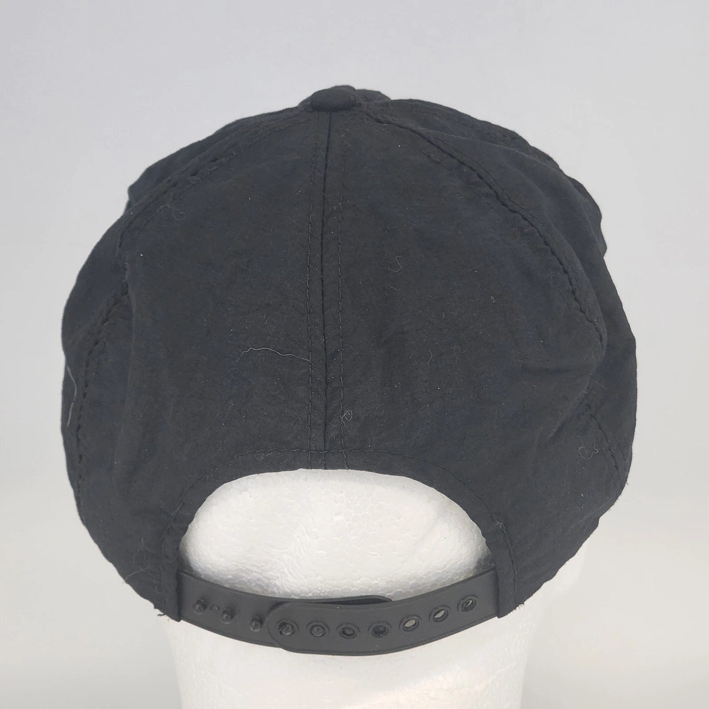 Sun Products Mardi Gras Snapback Hat 1980s Black Nylon