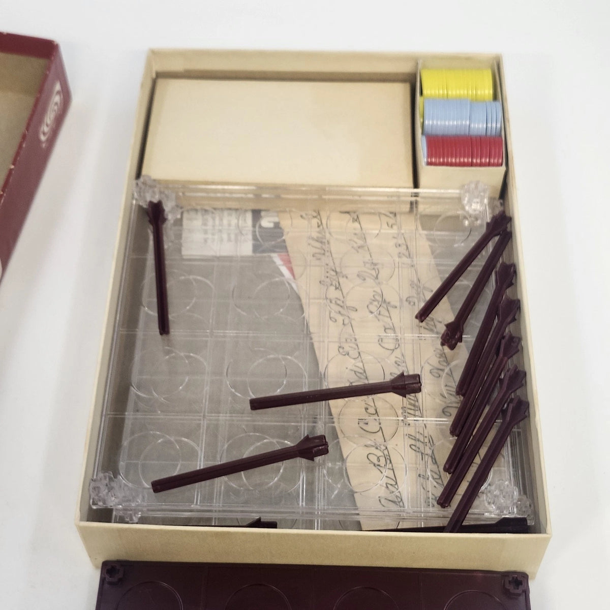 Parker Brothers Qubic 3-D Tic Tac Toe Game No. 400 Board Game Boxed 1965 Vtg USA