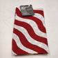 ZANheadgear Bandanna USA Wavy American Flag Cotton 22"x22" One Size NOS