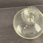 4 Bubble Foot Clear Champagne/Tall Sherbet Glasses 4" Tall Anchor Hocking