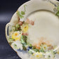 Jaeger Louise Bavaria Decorative Plate 10" Hand Painted Yellow Roses Gold Trim