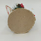 Handcrafted Natural Fiber Angel Woven Wings Pine Berry Apple Christmas 10.25"