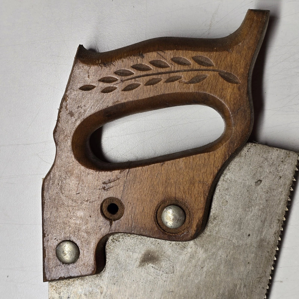 Stanley No 780 20" Hand Saw Wood Leaf Handle Made USA Vintage Carpenter Tool
